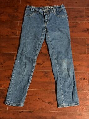 Cat & Jack Girls Blue Denim Jeans with Adjustable Waist